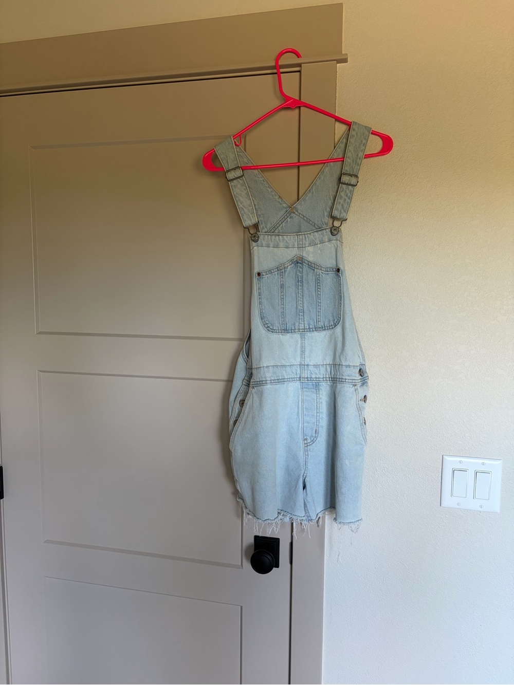 Old Navy Light Blue Denim Overall Romper for Kids
